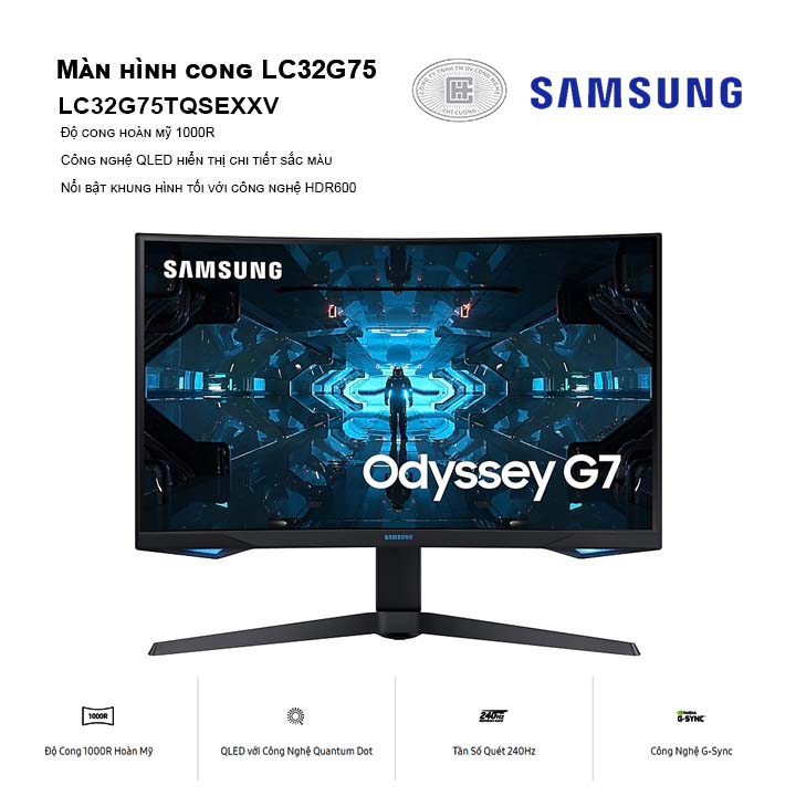 Màn hình Samsung Odyssey G7 LC32G75TQSEXXV
