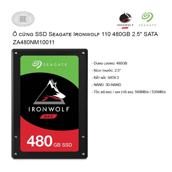 Ổ cứng SSD Seagate Ironwolf 110 480GB 2.5