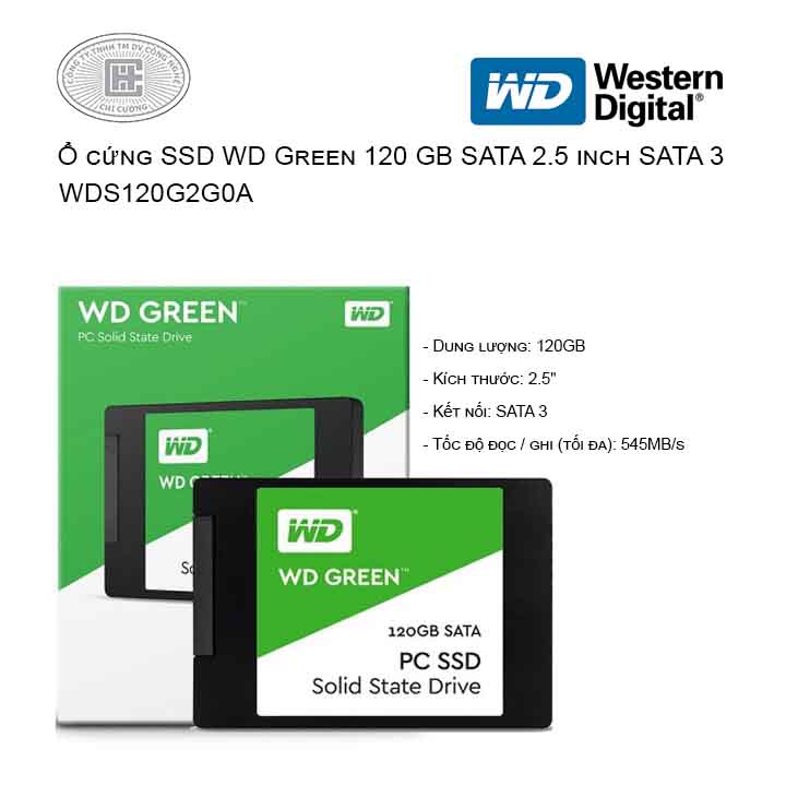 SSD WD Green 120GB 2.5