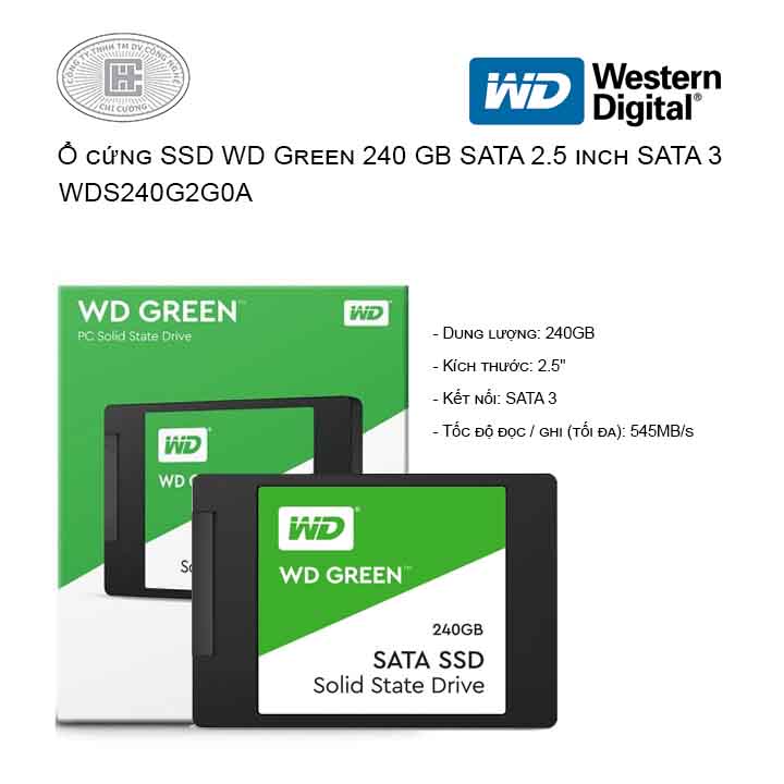 SSD Western Digital Green 240GB 2.5