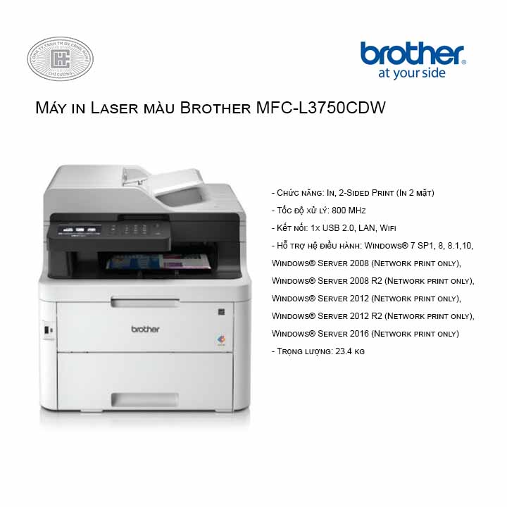 Bán Máy in Laser Màu Brother MFC-L3750CDW Đa Năng 2 Mặt Wifi