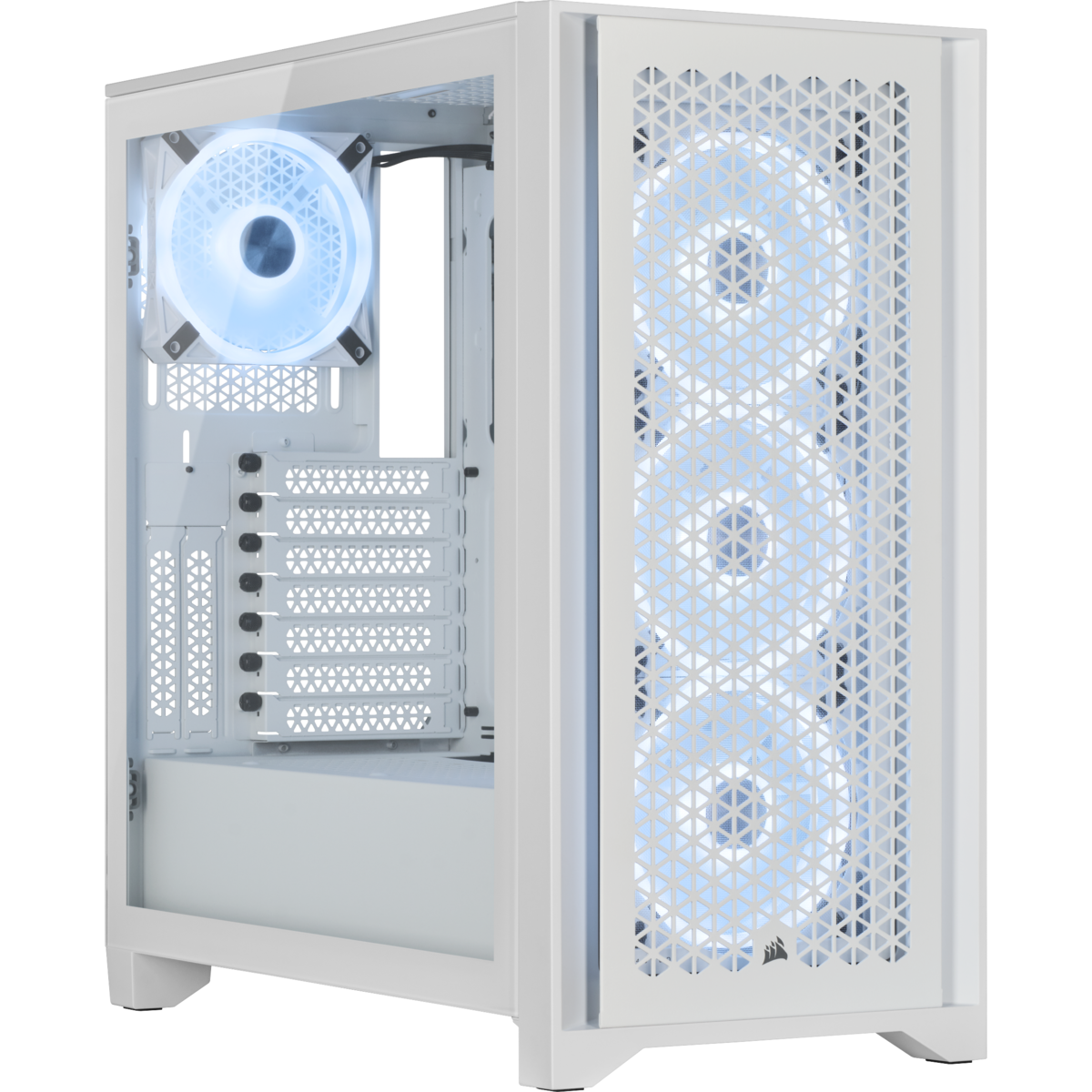 Vỏ máy tính Corsair iCUE 4000D RGB AIRFLOW QL True White CC-9011232-WW