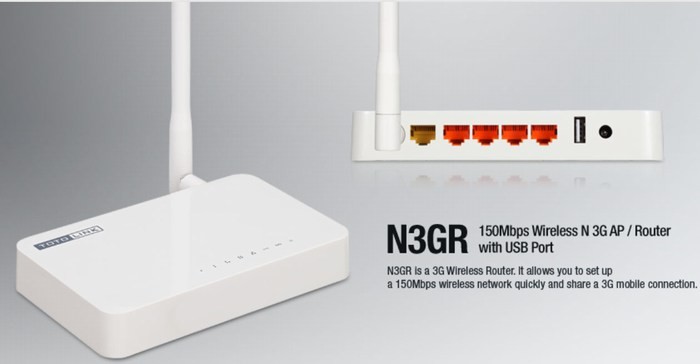 Router Wireless hỗ trợ USB 3G