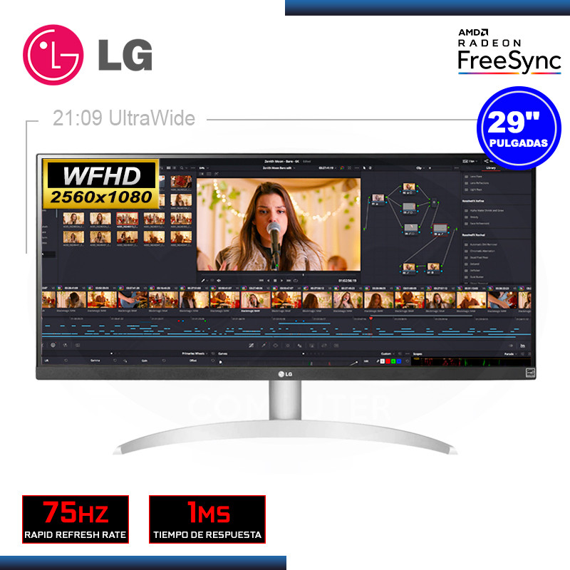Màn hình LG 29WQ600-W (29 inch/QHD/IPS/100Hz/1ms/Loa) 