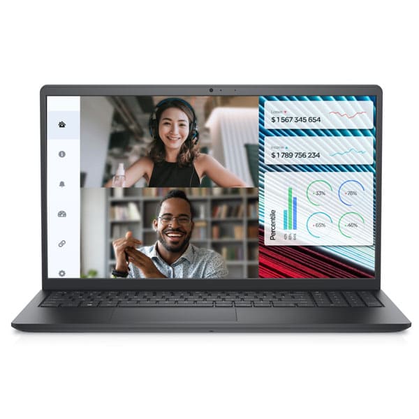 Laptop Dell Vostro 3520 V5I3614W1 (Core i3 1215U/ 8GB/ 256GB SSD/ Intel UHD Graphics/ 15.6inch Full HD/ Windows 11 Home + Office Student/ Gray/ Vỏ nhựa/ 1 Year)