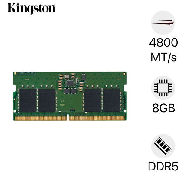 Ram Laptop 8GB 4800MT/s DDR5 Non-ECC CL40 SODIMM 1Rx16