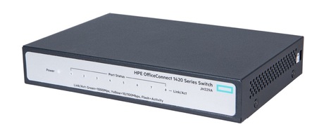 HPE 1420 8G Switch JH329A - Gigabit UNMANAGED SWITCH