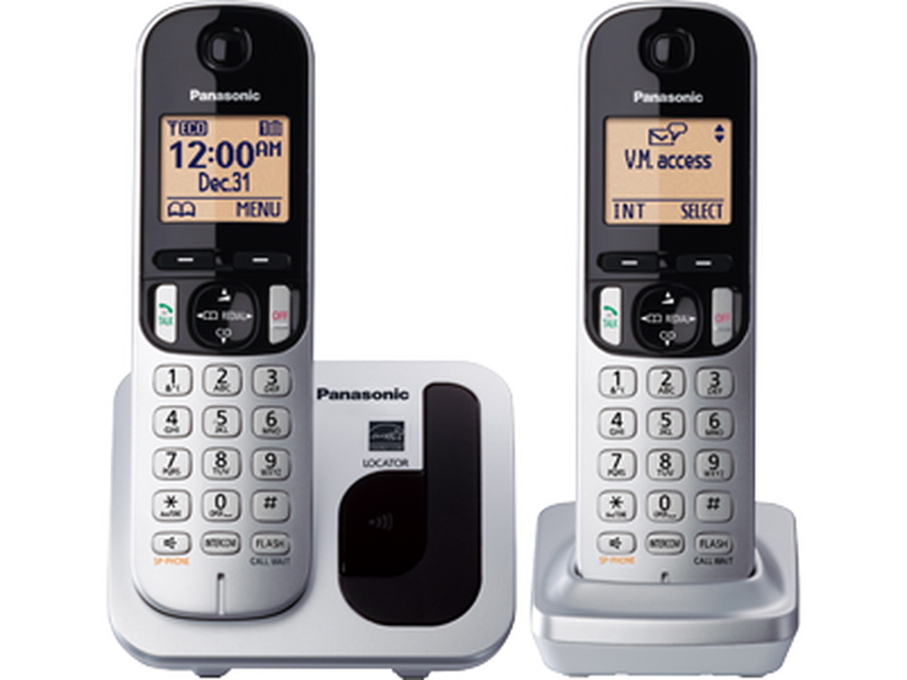 Bộ điện thoại 2 máy con không dây Panasonic KX-TGC212