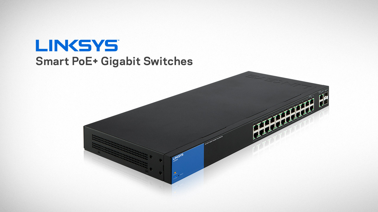 LINKSYS LGS326P - 26-Port Smart PoE+ Gigabit Switch