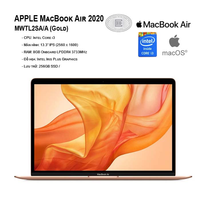 APPLE MacBook Air 2020 MWTL2SA/A (Gold)