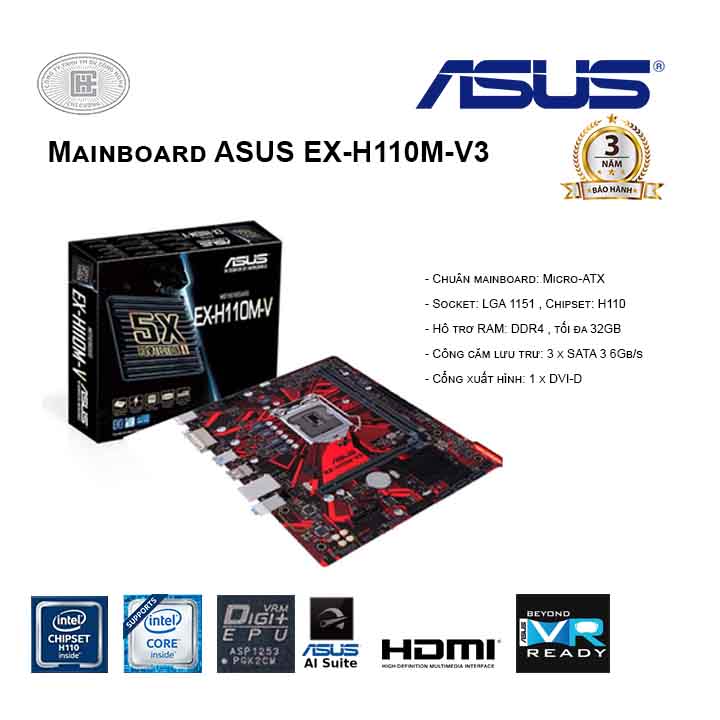 Mainboard ASUS EX-H110M-V3