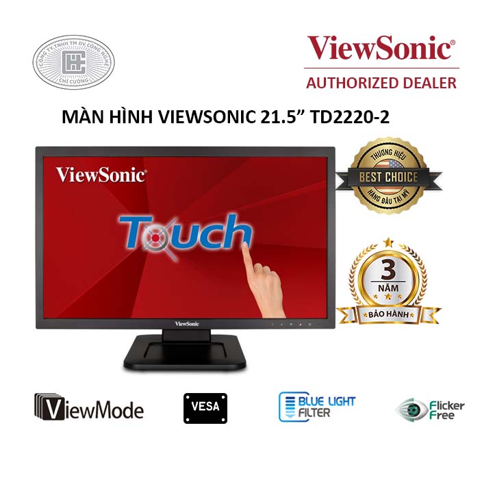 Màn hình cảm ứng Viewsonic 21.5 inches TD2220-2