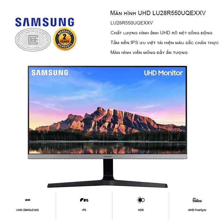 Màn hình Samsung UHD LU28R550UQEXXV 4K  (tặng usb kington 64gb)
