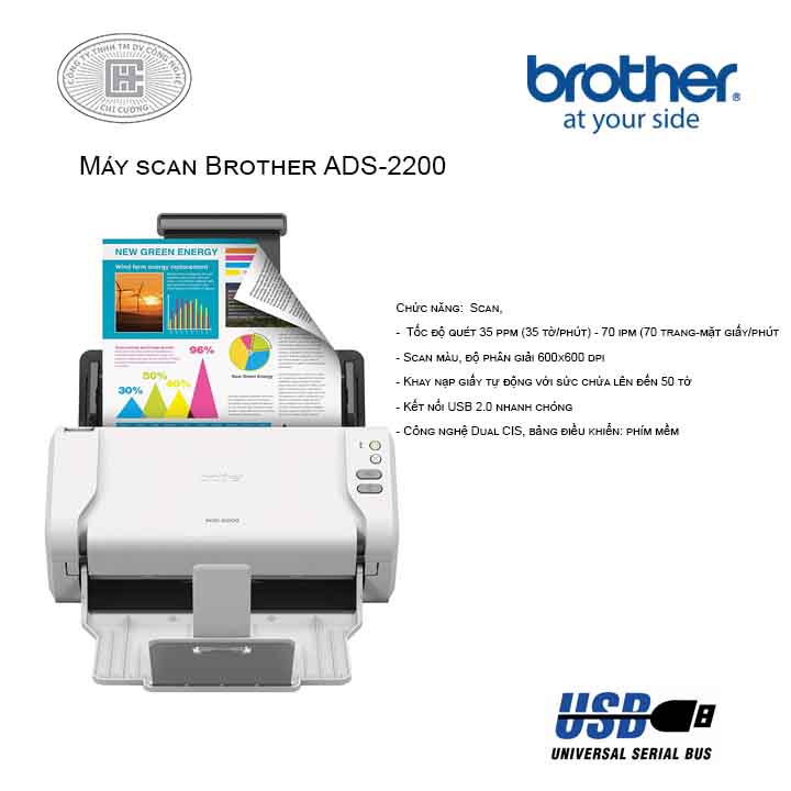 Máy scan Brother ADS-2200