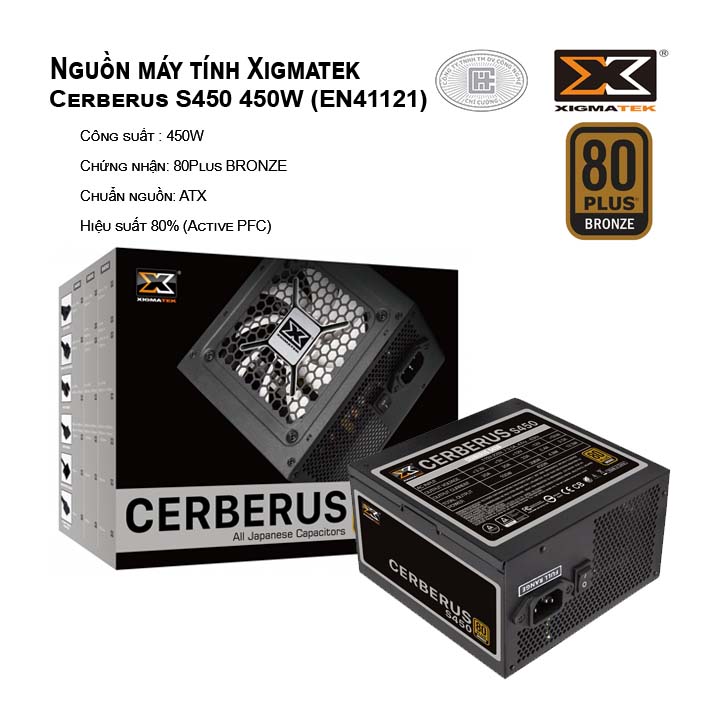 Nguồn máy tính Xigmatek CERBERUS S450 EN41121