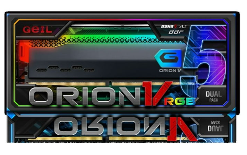 RAM PC GEIL ORION V RGB DDR5 32GB (16GBx2) BUS 5200MHz (GAVSG532GB5200C38BDC)