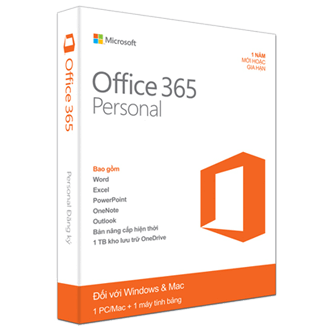 Office 365 Personal - 32bit/x64 English Subscr 1YR APAC EM