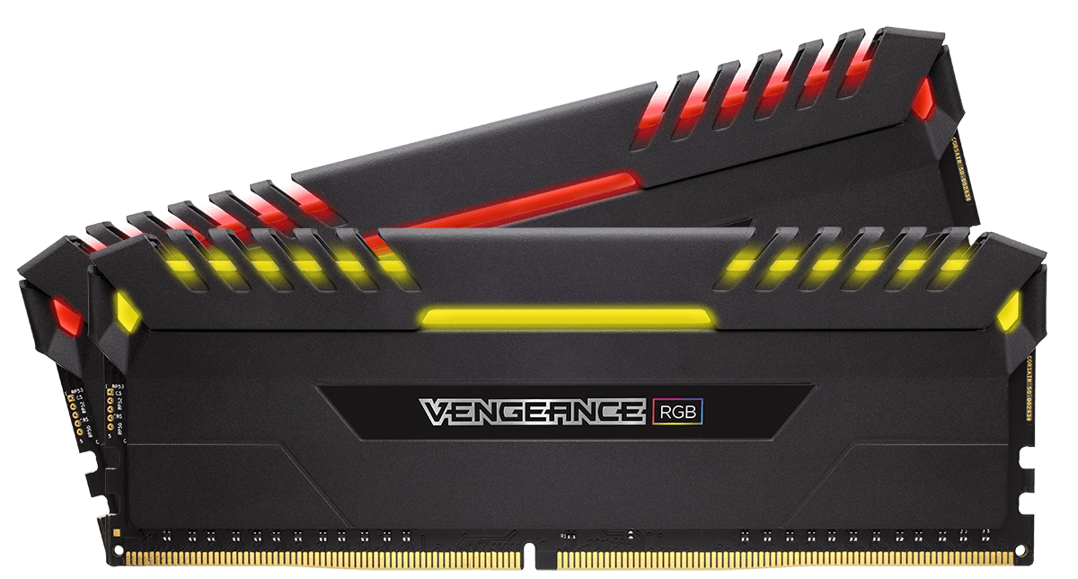 RAM PC CORSAIR 16GB Bus 2666  DDR4 LED RGB - CMR16GX4M2A2666C16
