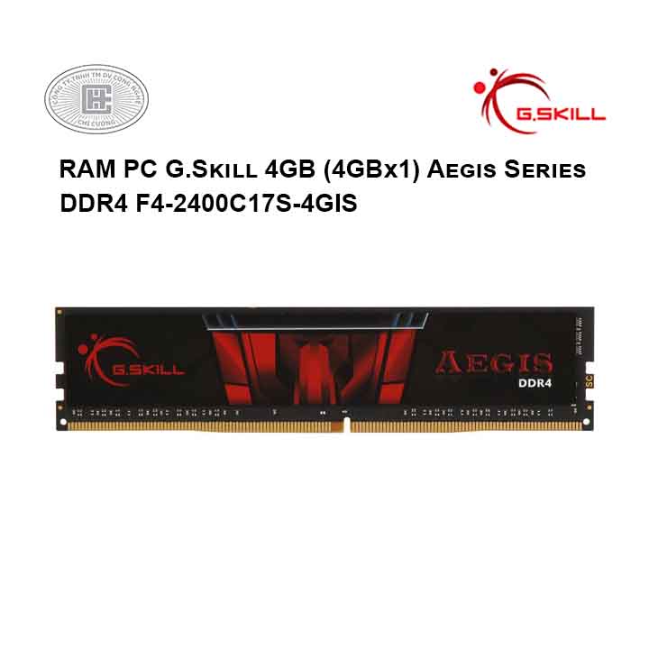 RAM PC G.Skill 4GB (4GBx1) Value Series DDR4 F4-2400C17S-4GIS