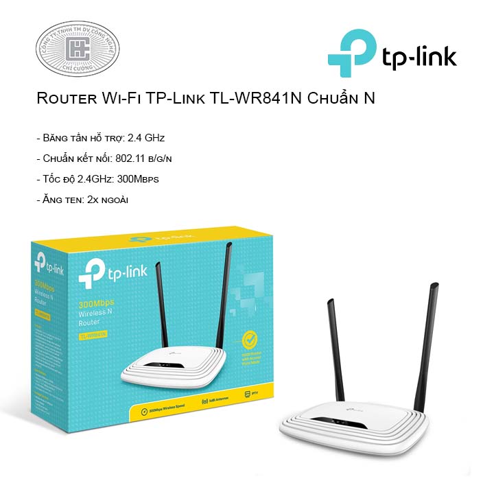 Router Wi-Fi TP-Link TL-WR841N Chuẩn N