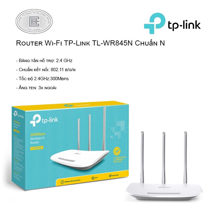 Router Wi-Fi TP-Link TL-WR845N Chuẩn N