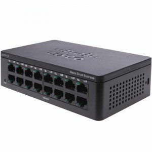 CISCO SF95D-16 10/100Mbps UNMANAGED SWITCH - 16 PORT