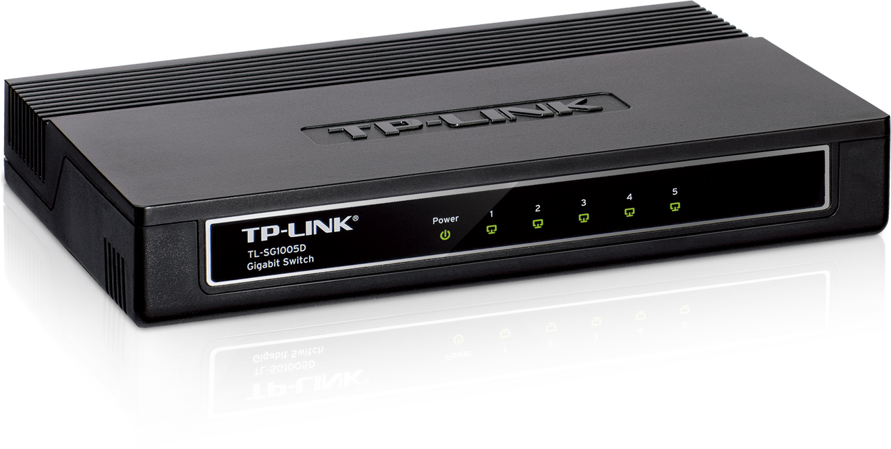 SWITCH TP-LINK -Unmanaged Pure-Gigabit Switch - TL-SG1005D