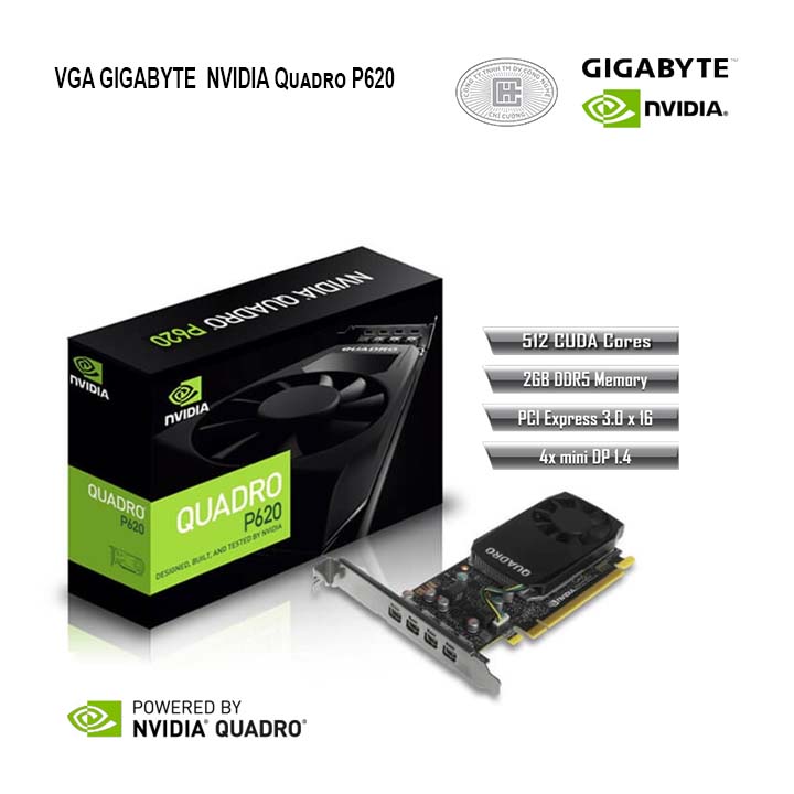 VGA GigaByte QUADRO P620 