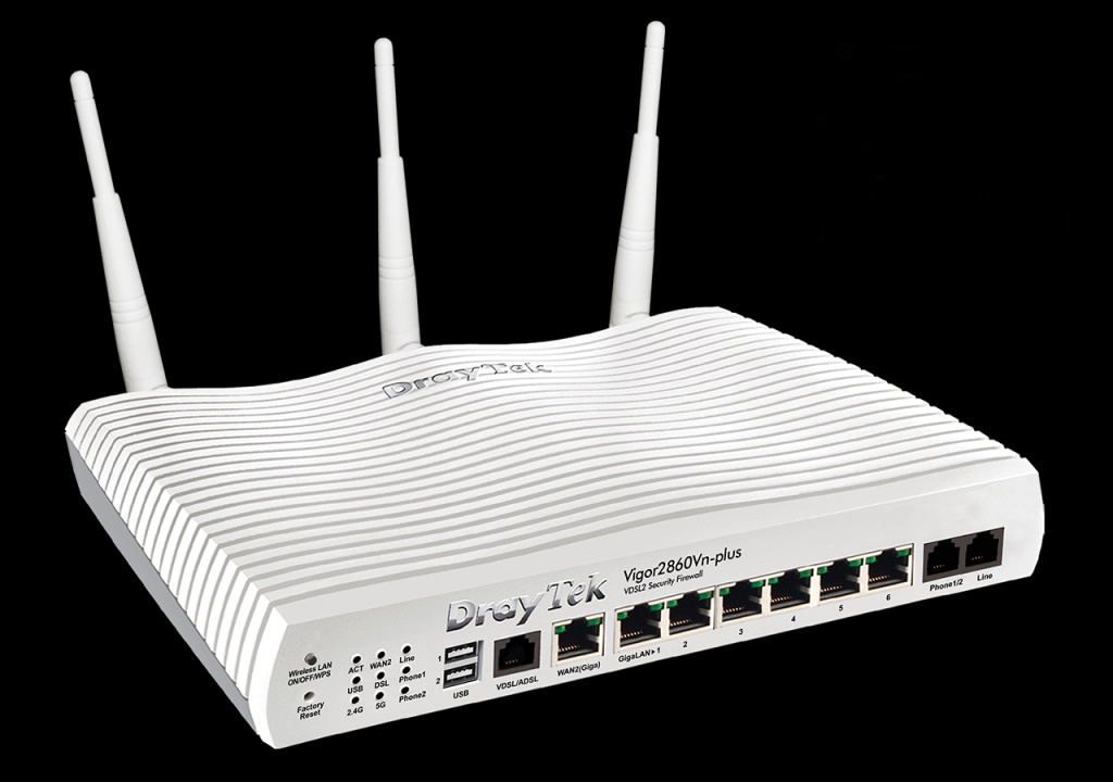 Router Draytek Vigor 2860n - DSL/ADSL2+ Wireless N