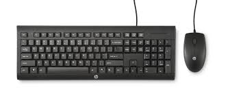 Bộ bàn phím chuột HP C2500 (Đen) 