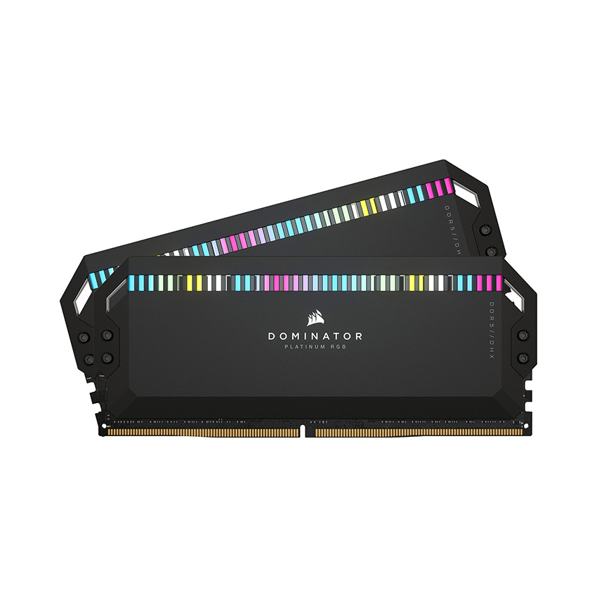 RAM DESKTOP CORSAIR DOMINATOR PLATINUM RGB BLACK (CMT64GX5M2B5600C40) 64GB (2X32GB) DDR5 5600MHZ