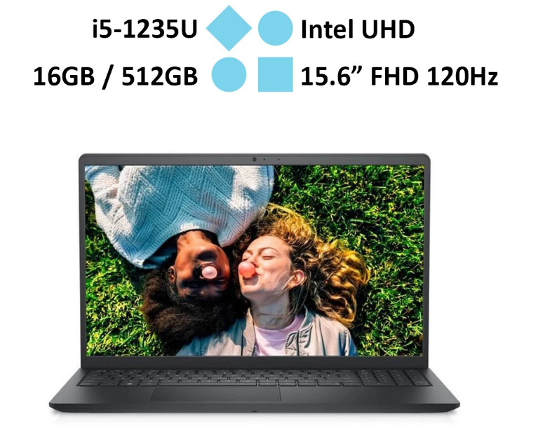 Laptop Dell Inspiron 15 3520 N3520-i5U165W11BLU-FP (i5-1235U/RAM 16GB/Onboard/512GB SSD/ Windows 11 + Office)