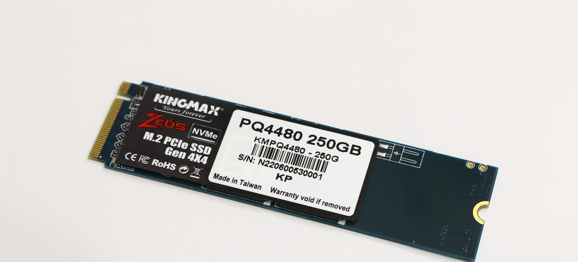 SSD KINGMAX PQ4480 250GB NVMe M.2 2280 PCIe Gen 4x4