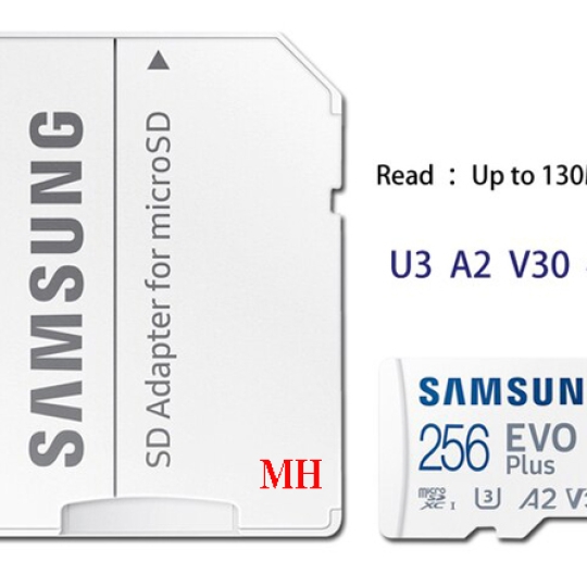 Thẻ nhớ microSD SamSung EVO Plus 256GB / C10, V30, A2, up to 130MB/s
