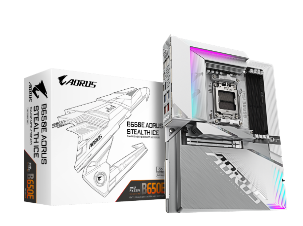 Mainboard GIGABYTE B650E AORUS STEALTH ICE DDR5