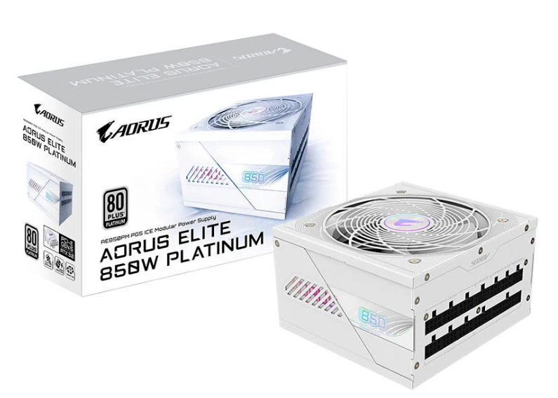 Nguồn  Gigabyte AORUS ELITE 850W PG5 ICE (GP-AE850PM PG5 ICE)