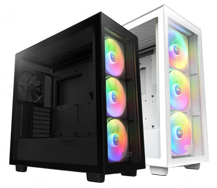 CASE NZXT H7 ELITE RGB ALL BLACK / WHITE