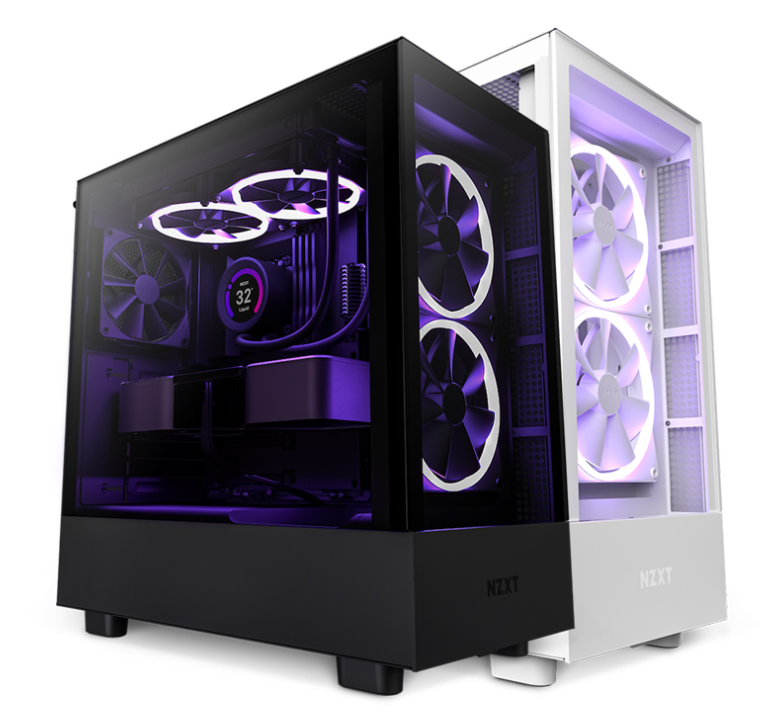 CASE NZXT H5 ELITE ALL BLACK / WHITE