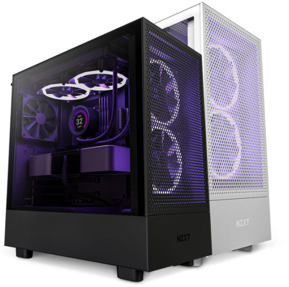 CASE NZXT H5 FLOW RGB ALL BLACK / WHITE