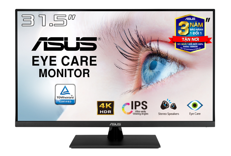 MÀN HÌNH ASUS 32INCH VP32UQ 4K (UHD | IPS | 60Hz | LOA)