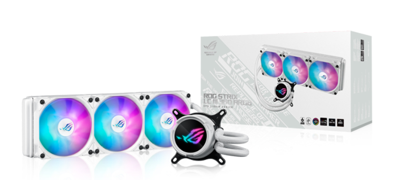 TẢN NHIỆT NƯỚC ASUS ROG STRIX LC III 360 ARGB WHITE EDITION