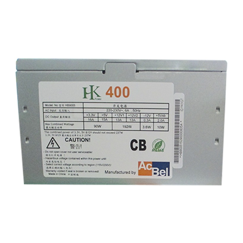 Nguồn máy tính ACBEL HK 400N 400W(NEW)- có dây nguồn phụ cho VGA