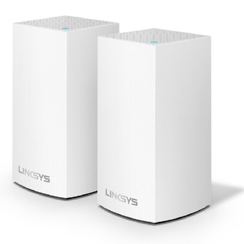 Router Wifi LINKSYS VELOP WHW0102-AH DUAL-BAND AC2600 INTELLIGENT MESH WIFI SYSTEM WIFI 5 MU-MIMO SYSTEM 2-PK