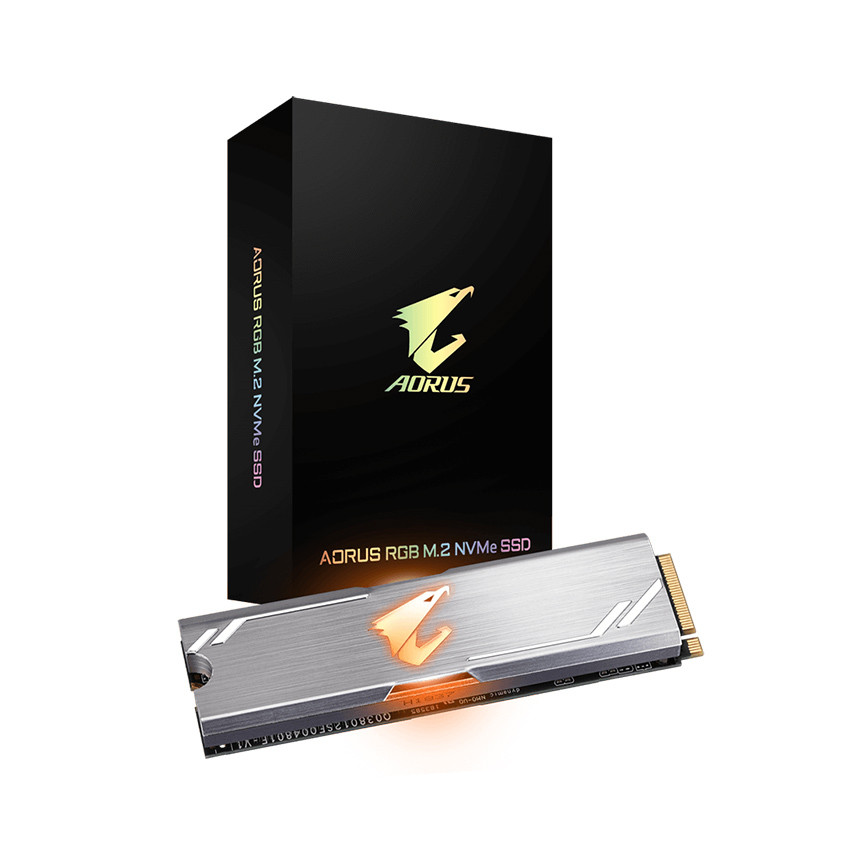 SSD Gigabyte AORUS RGB 512GB M.2 2280 PCIe Gen 3x4 (Đọc 3480MB/s - Ghi 2000MB/s) - (GP-ASM2NE2512GTTDR)