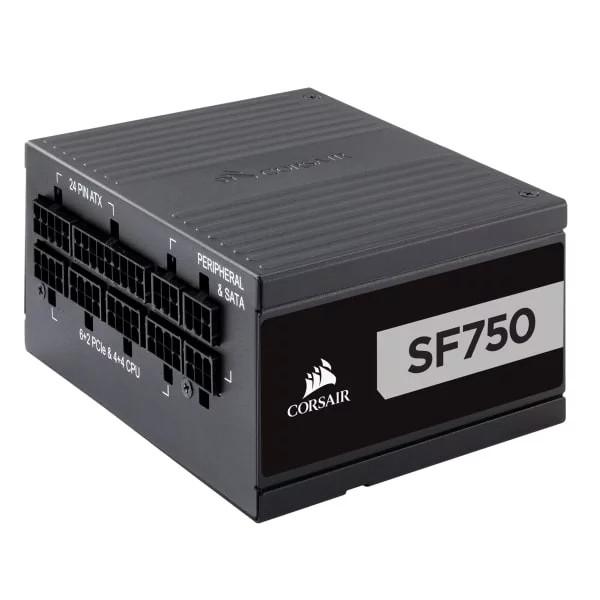 Nguồn máy tính Corsair SF750 Platinum  80 Plus Platinum - SFX Factor - Full Modul 