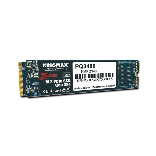 SSD Kingmax Zeus 512GB M.2 2280 PCIe Gen3x4 - PX3480