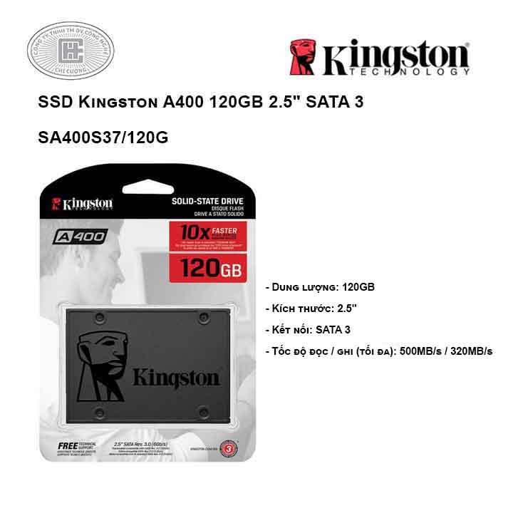 Ổ cứng SSD Kingston A400 120GB 2.5