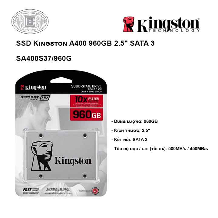 SSD Kingston A400 960GB 2.5
