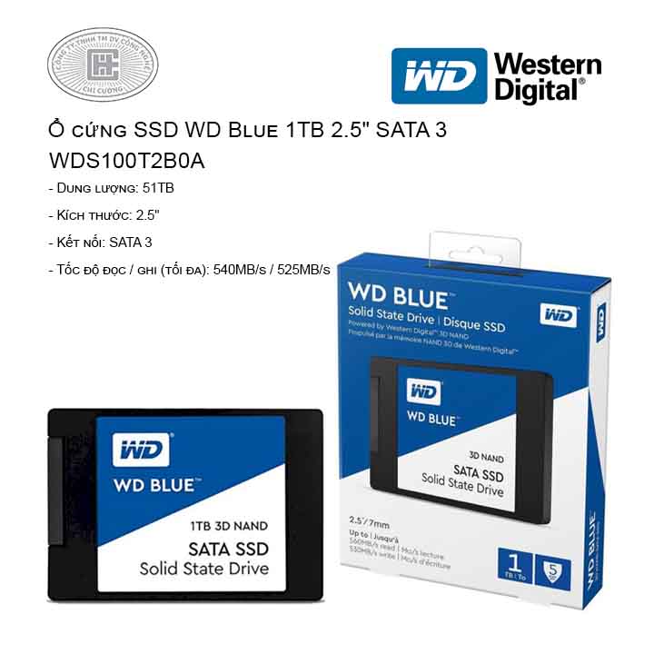 SSD WD Blue 1TB 2.5