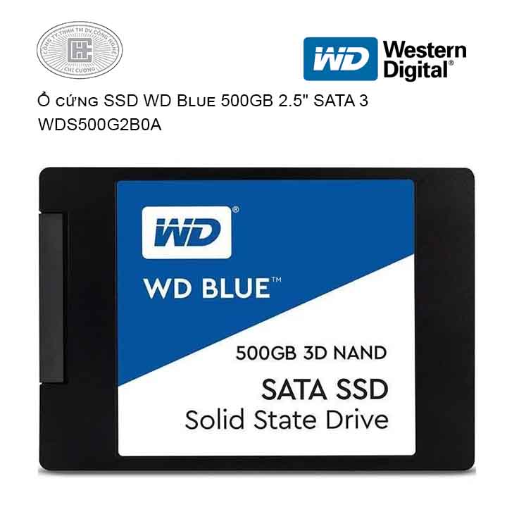Sản phẩmSSD 500Gb Western Digital Blue WDS500G3B0A Sata 3 Chính Hãng